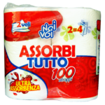Assorbitutto 2 veli 2 rotoli 100 strappi Noi&Voi