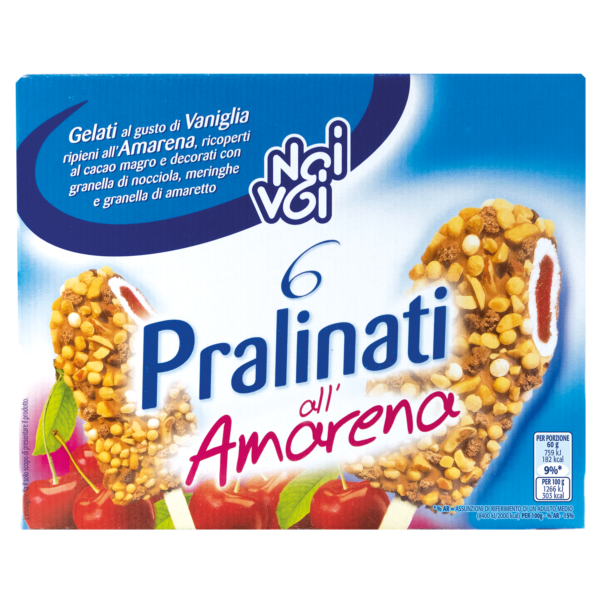 Pralinati amarena 6 pezzi 360g Noi&Voi