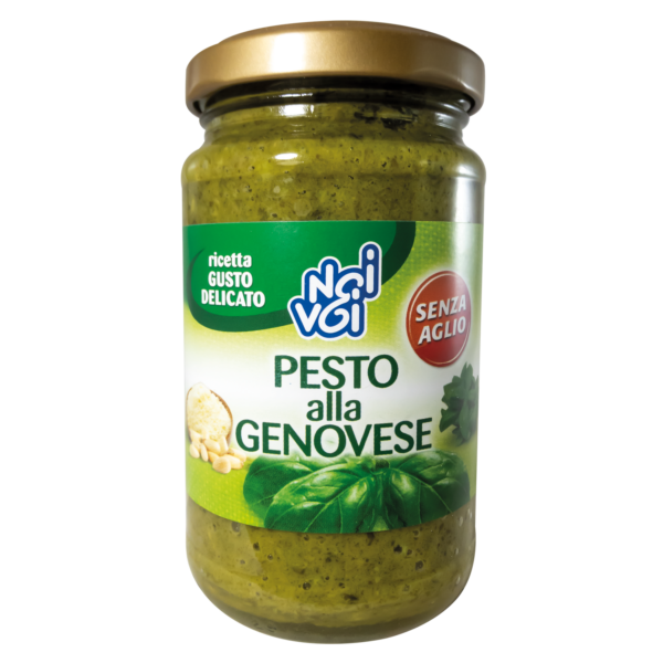 Pesto alla genovese senza aglio 190g Noi&Voi