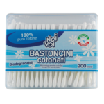 Bastoncini cotonati 200pz biodegradabili Noi&Voi
