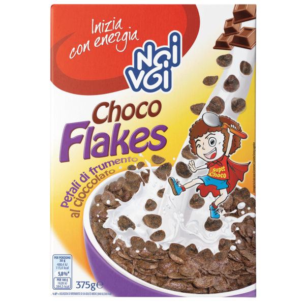 Choco flakes 375g Noi&Voi