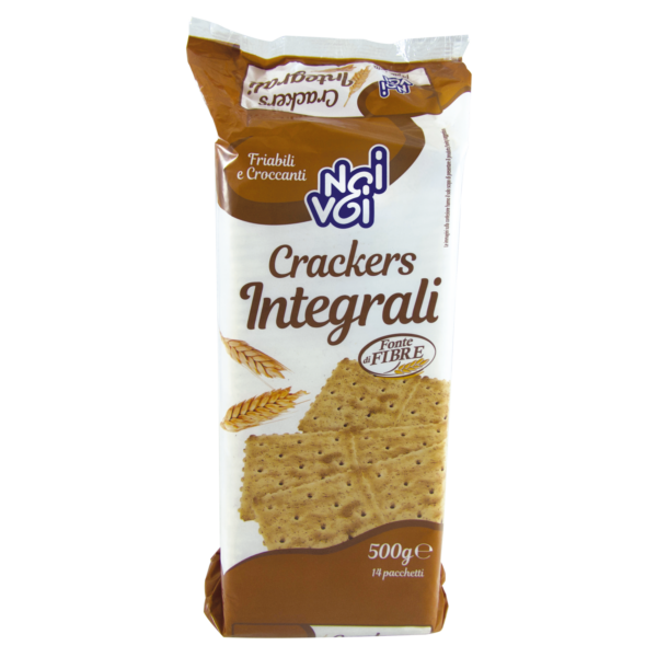 Crackers integrali 500g Noi&voi