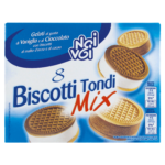 Biscotti tondi panna e cioccolato 8 pezzi Noi&Voi 280g