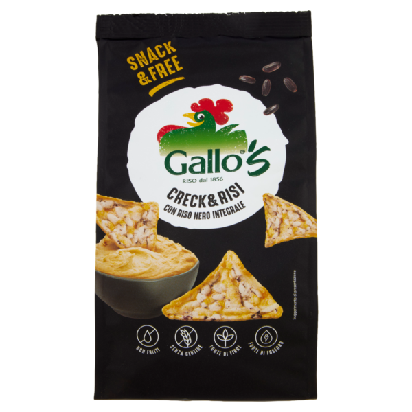 Triangolini venere al riso nero integrale e mais  80g Gallo