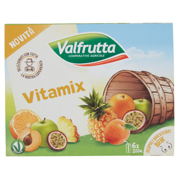 Succo Ace Brick 6x200ml Valfrutta